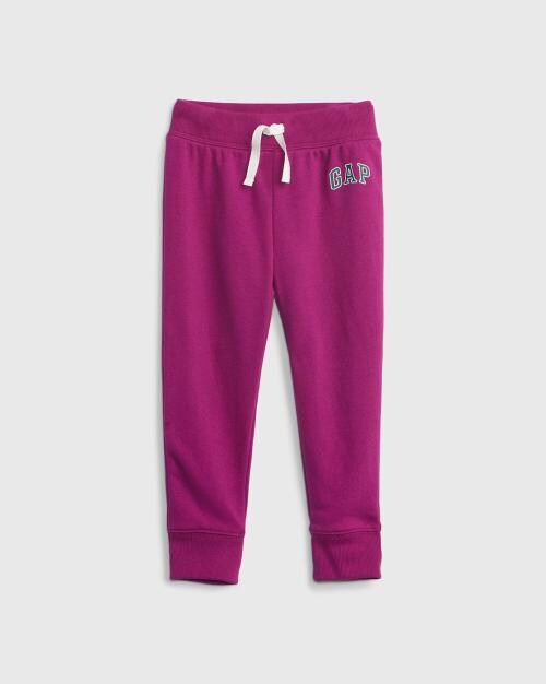 Logo Print Joggers with Drawstring Waist