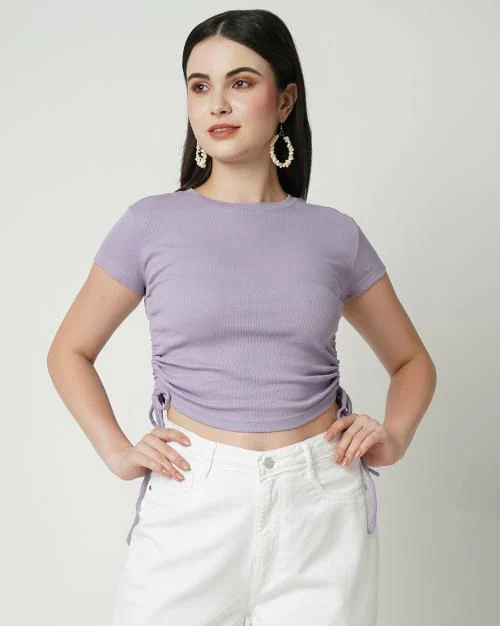 Ribbed Slim Fit Crop Top