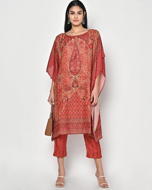 Printed Kaftan with Pants