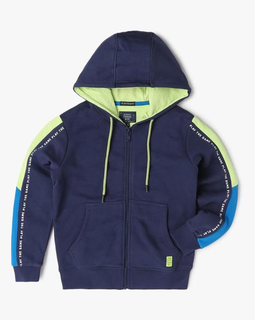 Boys Zip-Front Hoodie