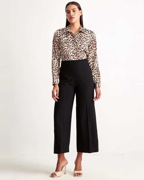 Animal Print Shirt Top