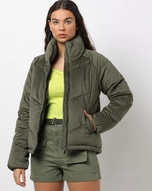 Puffer Jacket with Insert Pockets
