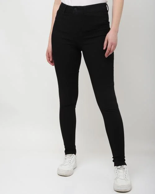 Skinny Fit Ankle-Length Jeans
