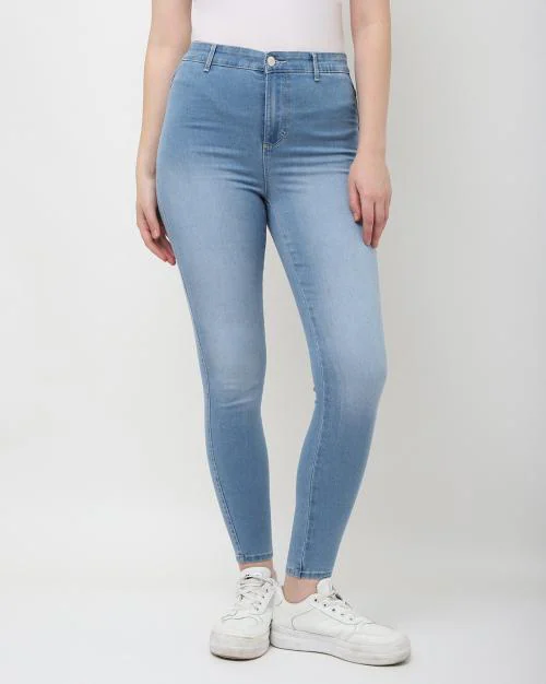 Buy Skinny Fit Ankle-Length Jeans Online at Best Prices in India - JioMart.