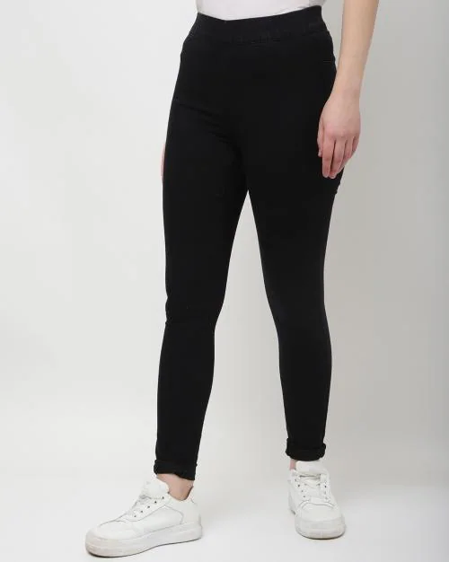 Skinny Fit Ankle-Length Jeggings