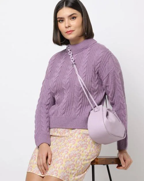 Cable-Knit Pullover
