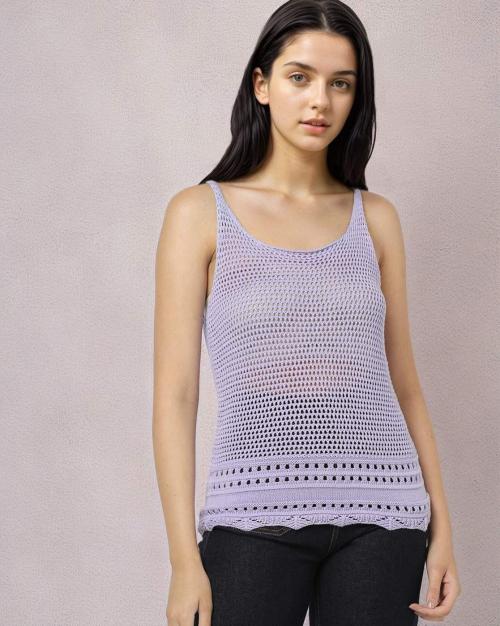 Sleeveless Textured Vest