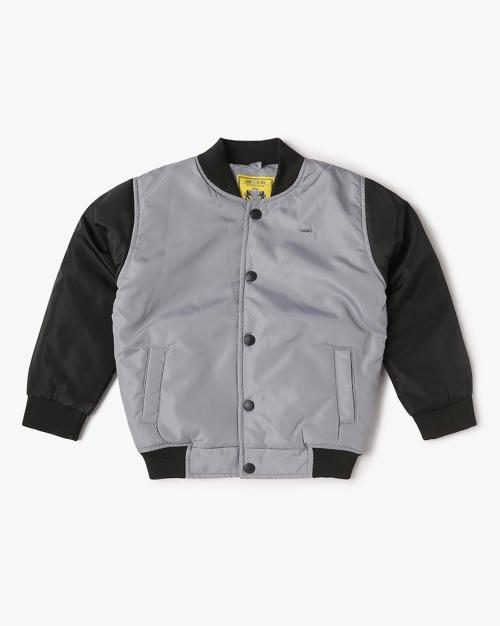 Boys Button-Down Bomber Jacket