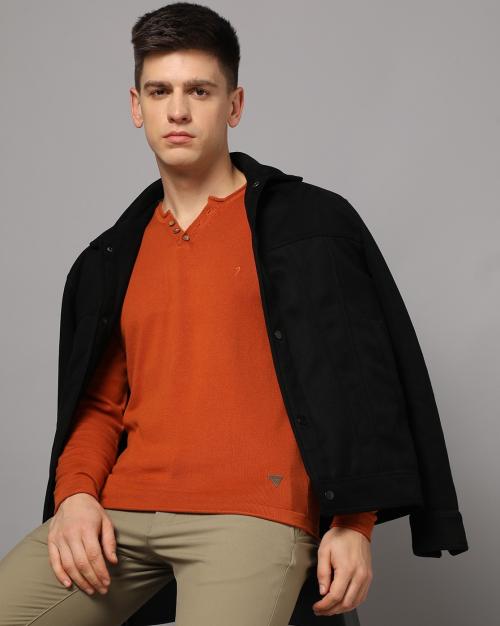 Men Regular Fit Pullover
