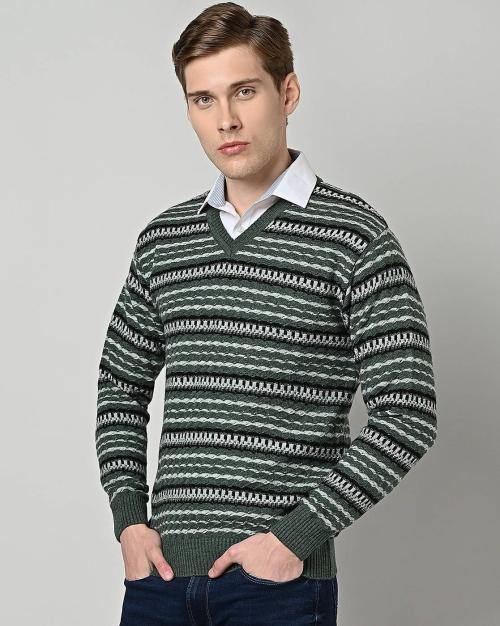 Buy Patterned Regular Fit Sweater Online at Best Prices in India - JioMart.
