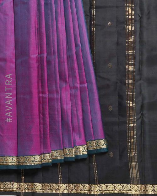 Pure South Silk Saree with Zari Border