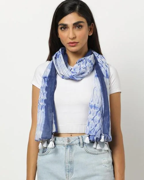 Women Tie & Dye Print Stole