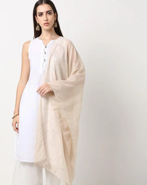 Women Geometric Print Stole