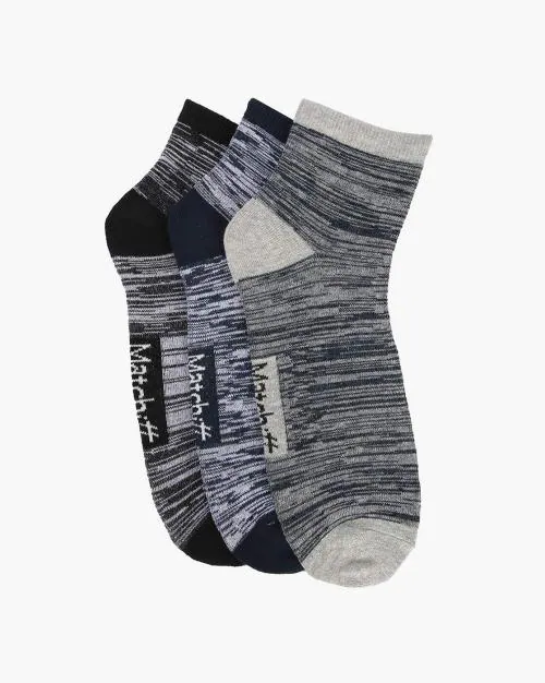 Men Pack of 3 Printed Socks