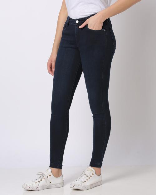 Mid-Rise Skinny Fit Jeans