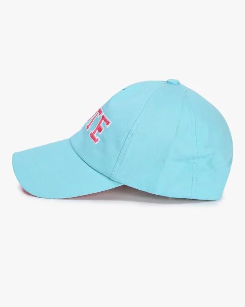 Girls Embroidered Cotton Baseball Cap