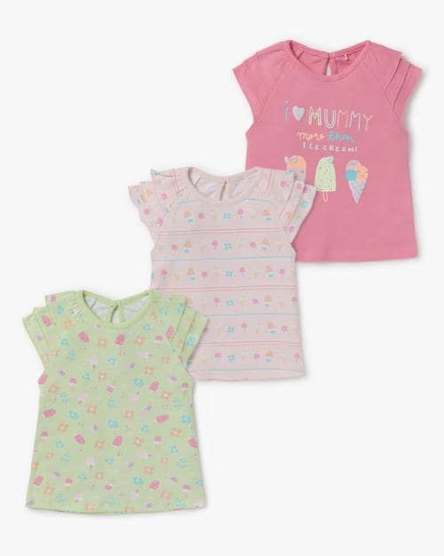 Pack of 3 Print T-Shirts