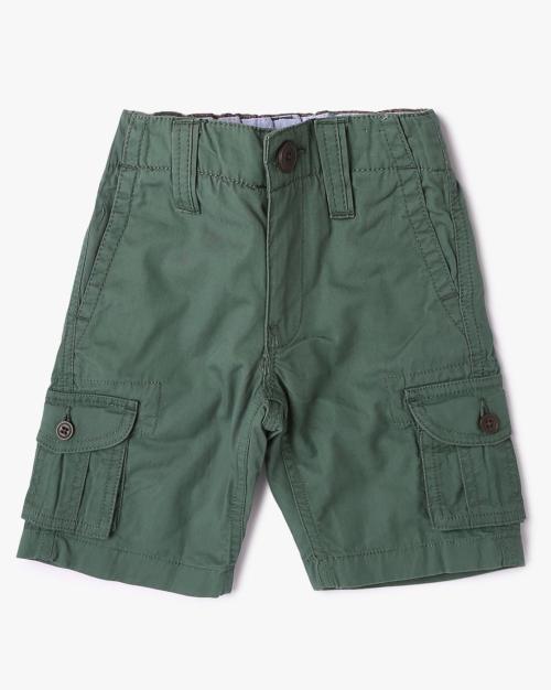 Cargo Shorts with Flap Pockets