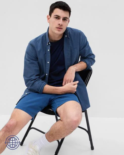 Button-Down Collar Shirt