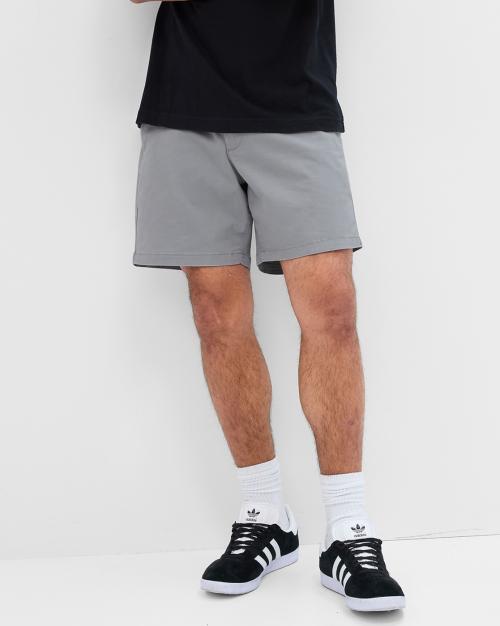 Mid-Rise Slim Fit Shorts