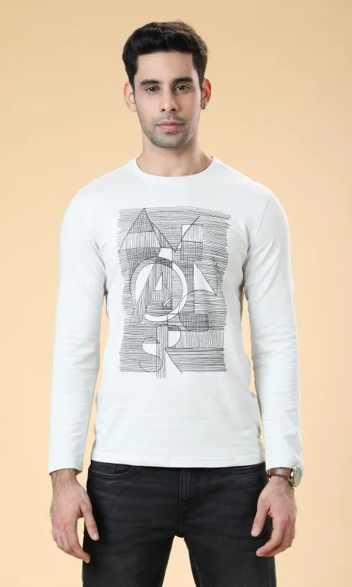 Fashion Creek | Men's Full Sleeve | Men's Wear | Character Merchandise | Avengers | Lt Grey