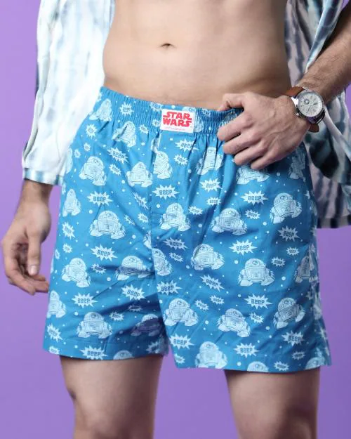 Fashion Creek | Men's Boxer | Men's Wear | Character Merchandise | Star Wars | Blue