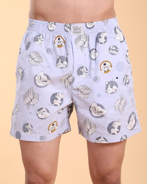 Fashion Creek | Men's Boxer | Men's Wear | Character Merchandise | Tom & Jerry | LT Grey
