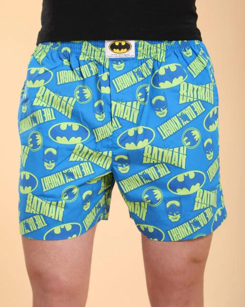 Fashion Creek | Men's Boxer | Men's Wear | Character Merchandise | Batman | Blue