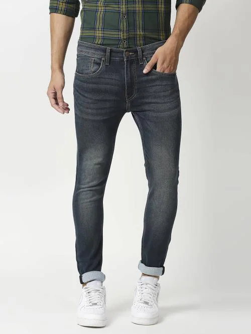 Pepe Jeans Men Dark Indigo Mid Rise Jeans