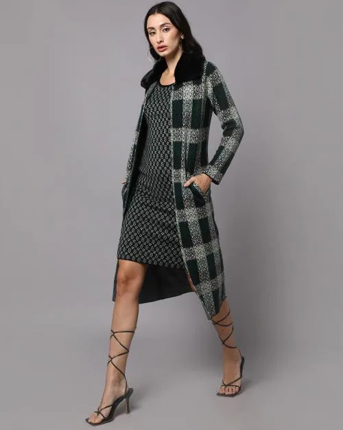 Women Bodycon Dress with Jacket