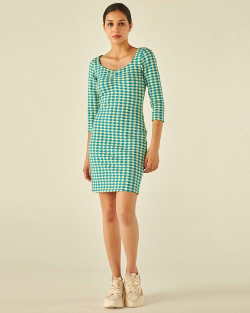 Printed Bodycon Dress