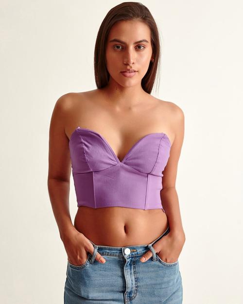 Crop Top with Zip Closure