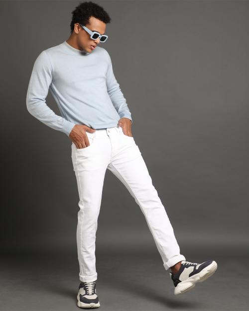 Men Skinny Fit Low-Rise Jeans