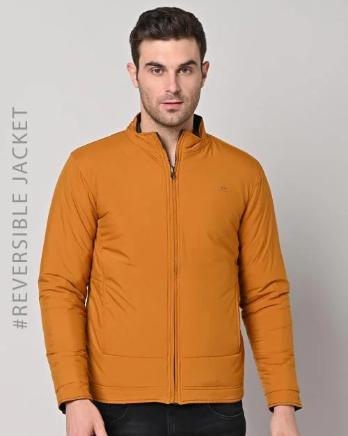 Zip-Front Padded Reversible Jacket