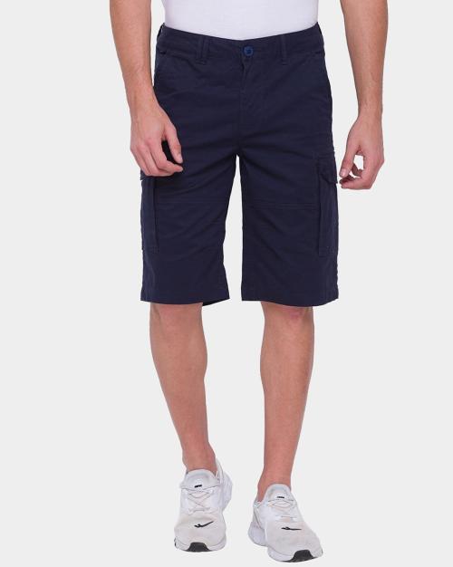 Men Relaxed Fit Cargo Shorts