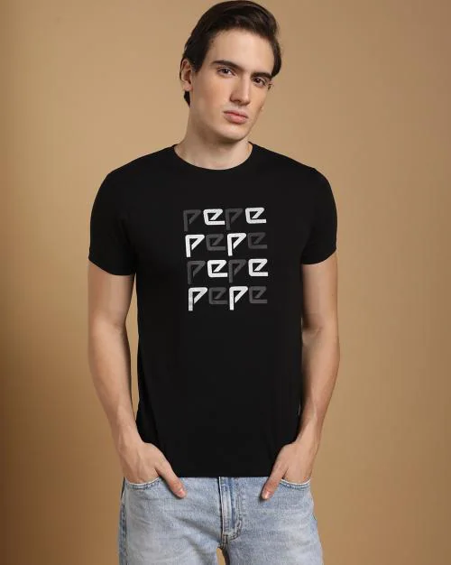 Logo Print Slim Fit T-Shirt