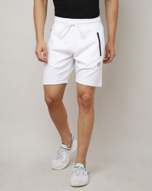 Venom Knit Shorts with Zipper Pockets