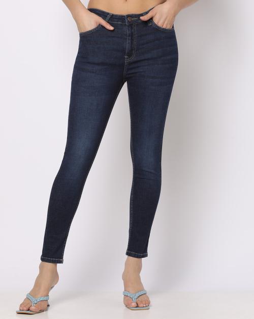 Buy Skinny Fit MidWash Jeans Online at Best Prices in India JioMart.