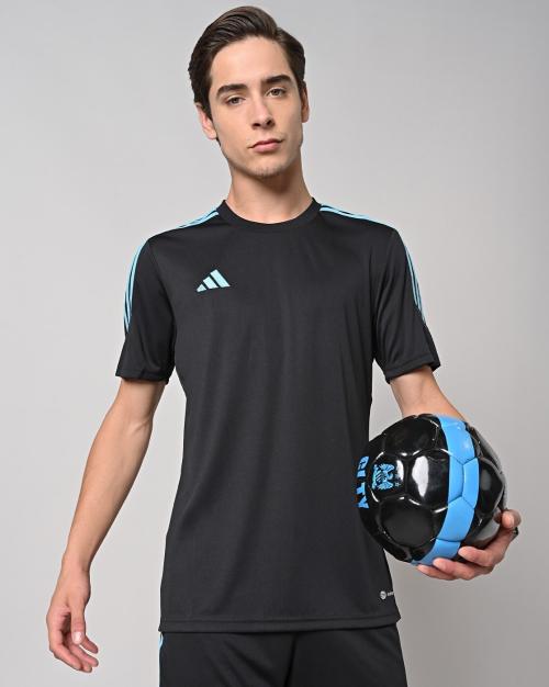 Embroidered Logo Slim Fit Crew-Neck T-Shirt