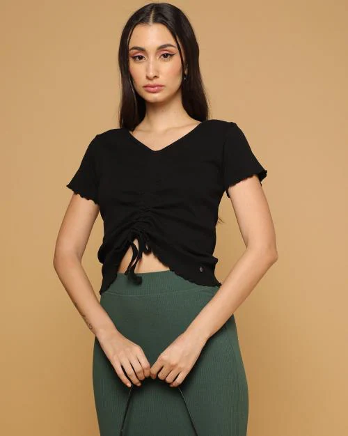 Mellina Slim Fit V-Neck T-Shirt