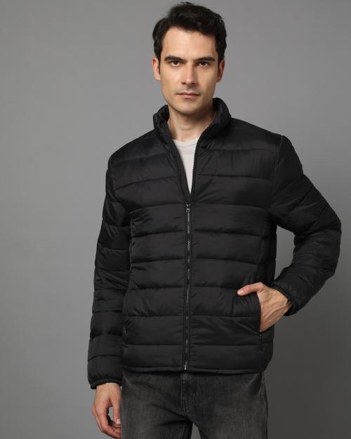 Men Quilted Regular Fit Puffer Jacket