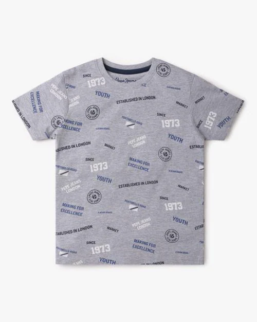 Theo All-Over Print Crew-Neck T-Shirt