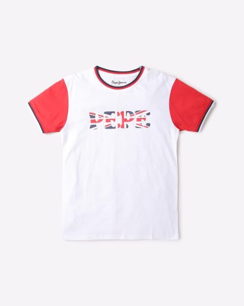 Thomas Union Jack Print T-Shirt