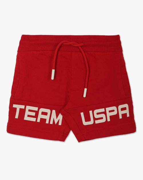 Logo Print Cotton Shorts