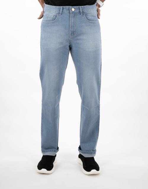 Buy Numero Uno Men's Light Blue Low Rise Slim Fit Jeans Online at Best