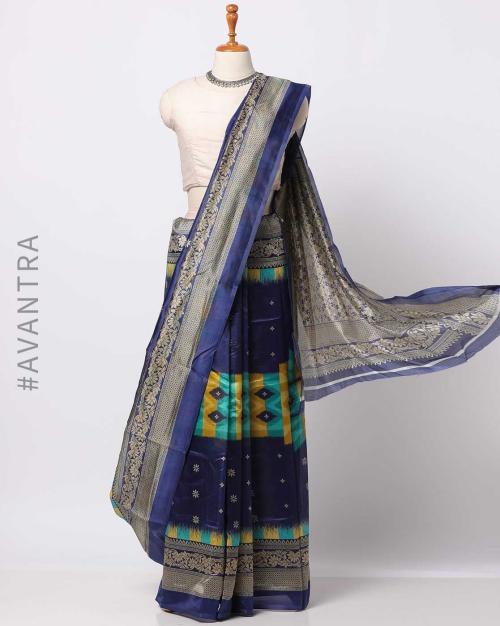 Printed Mysore Silk Saree