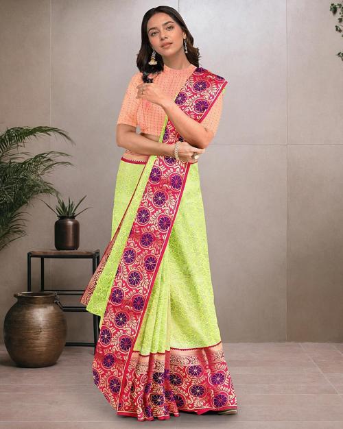 Kanjeevaram Saree with Zari Boota