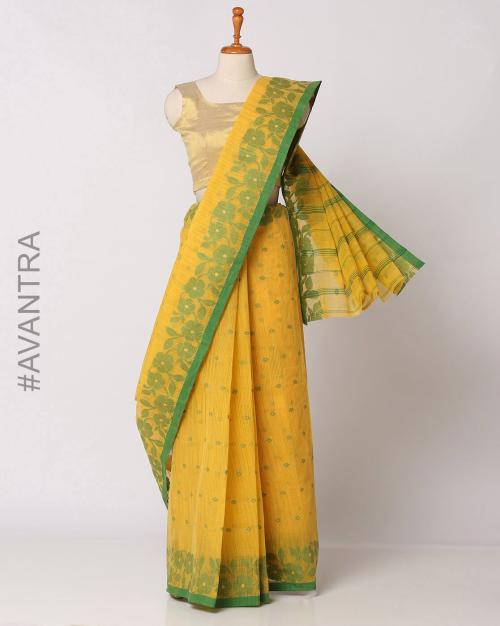 Handloom Cotton Tant Tangail Saree