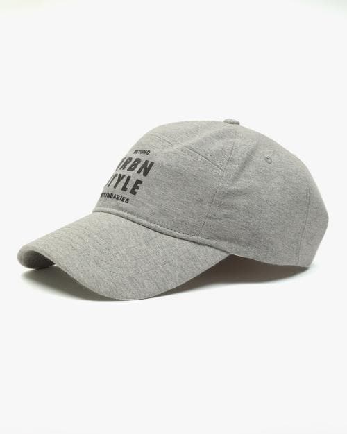 Men Typographic Print Cap