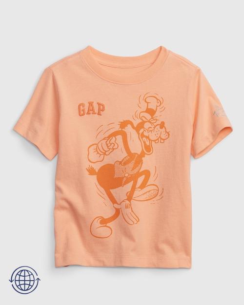 Goofy Print Crew-Neck T-Shirt